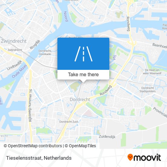 Tieselensstraat map