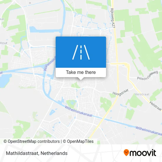 Mathildastraat Karte