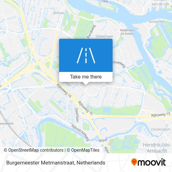 Burgemeester Metmanstraat map