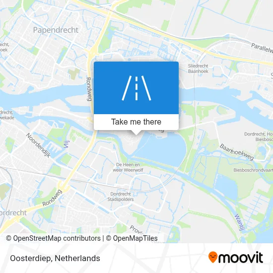 Oosterdiep map