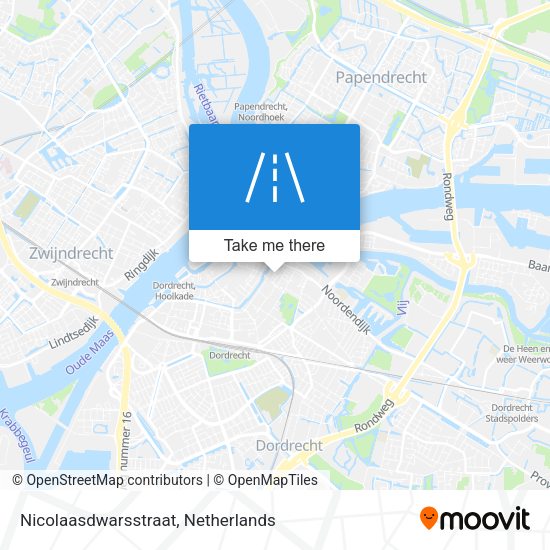 Nicolaasdwarsstraat map