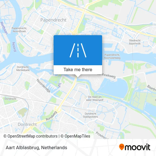 Aart Alblasbrug map