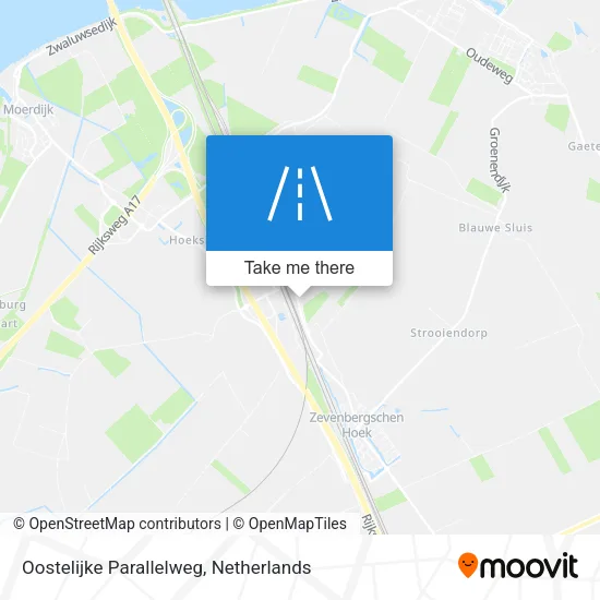 Oostelijke Parallelweg map