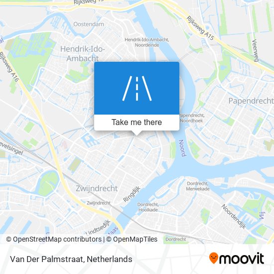 Van Der Palmstraat map