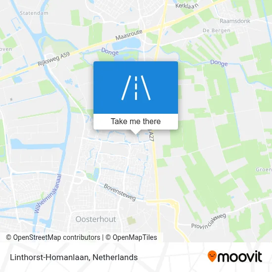 Linthorst-Homanlaan map
