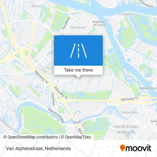 Van Alphenstraat map