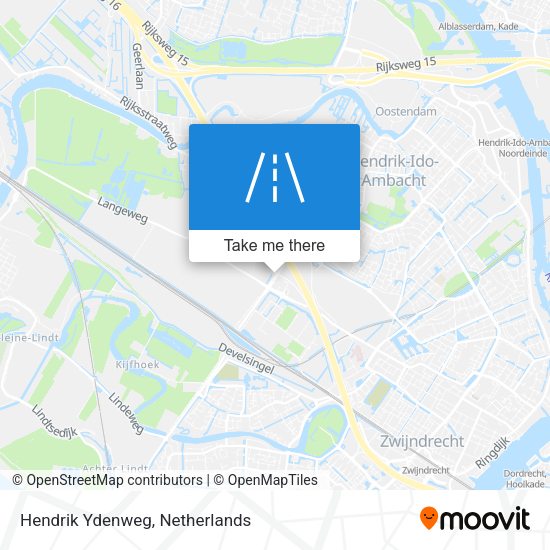 Hendrik Ydenweg map