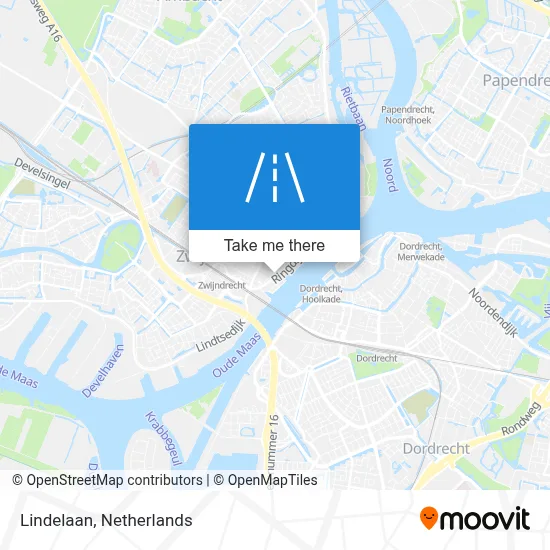 Lindelaan map