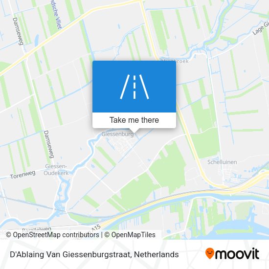 D'Ablaing Van Giessenburgstraat map