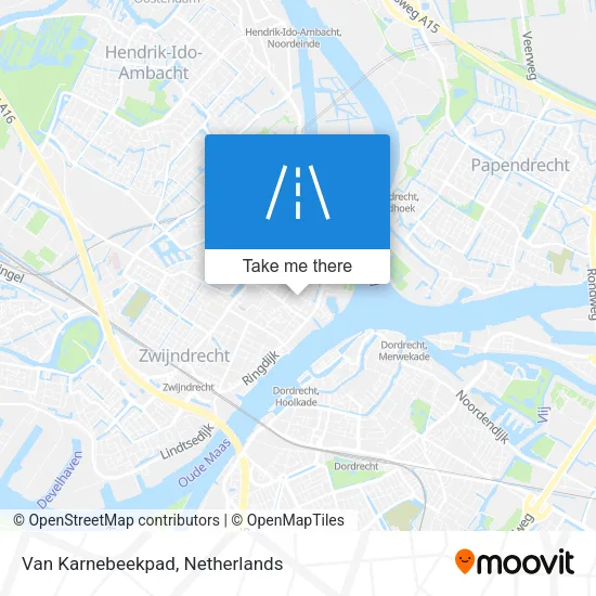 Van Karnebeekpad Karte