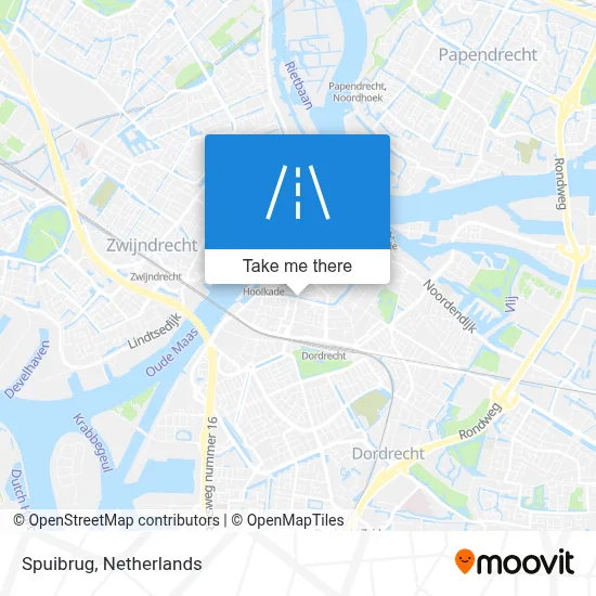Spuibrug map