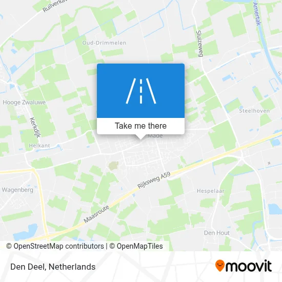 Den Deel map