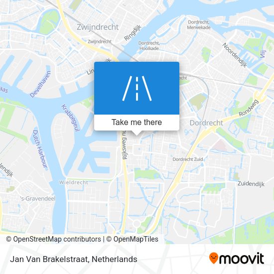 Jan Van Brakelstraat map