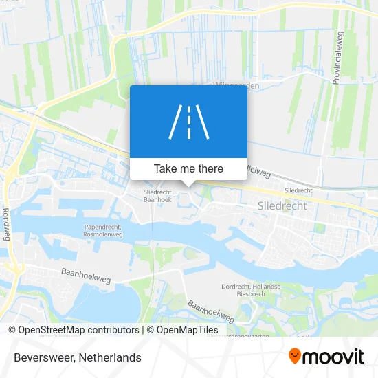 Beversweer map