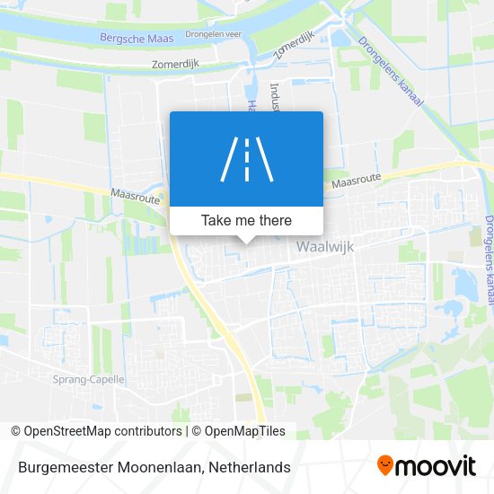 Burgemeester Moonenlaan map