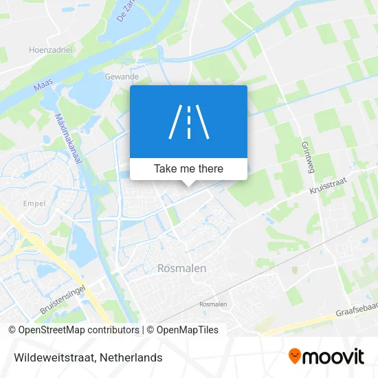 Wildeweitstraat map