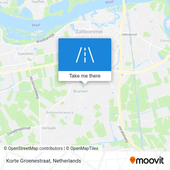 Korte Groenestraat map