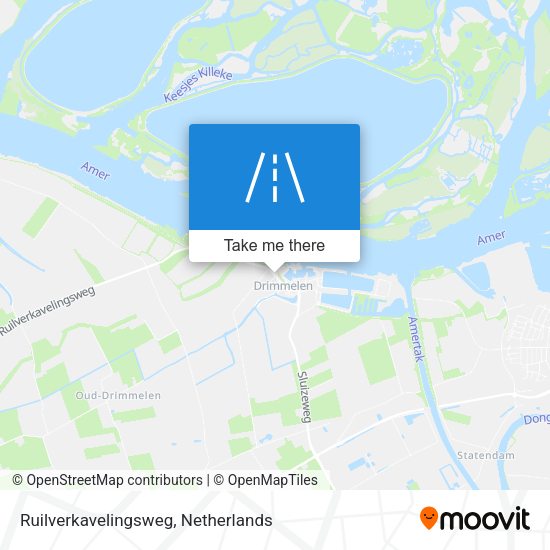 Ruilverkavelingsweg map