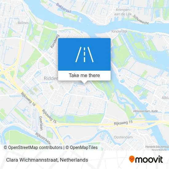 Clara Wichmannstraat map