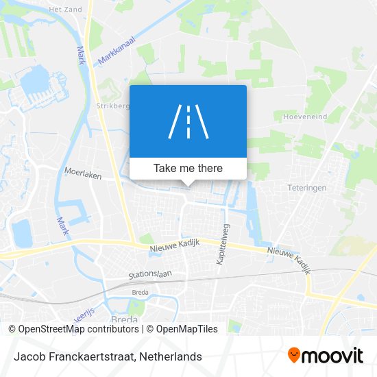 Jacob Franckaertstraat map