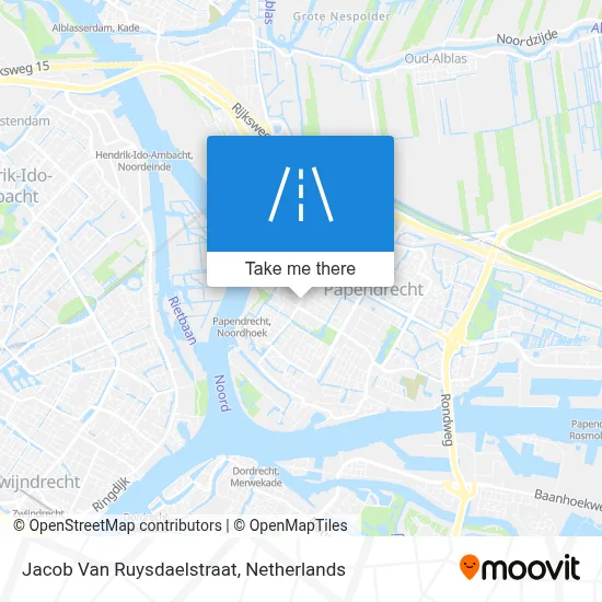 Jacob Van Ruysdaelstraat map