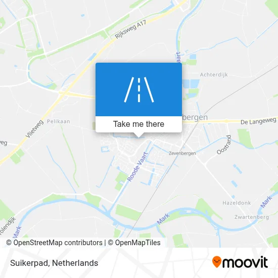 Suikerpad map