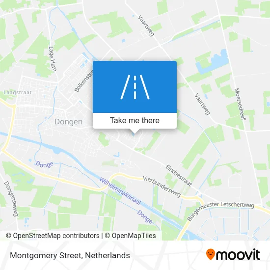 Montgomerystraat map