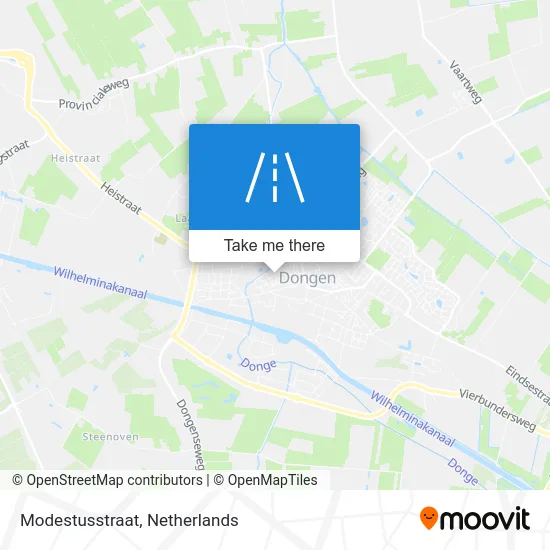 Modestusstraat map