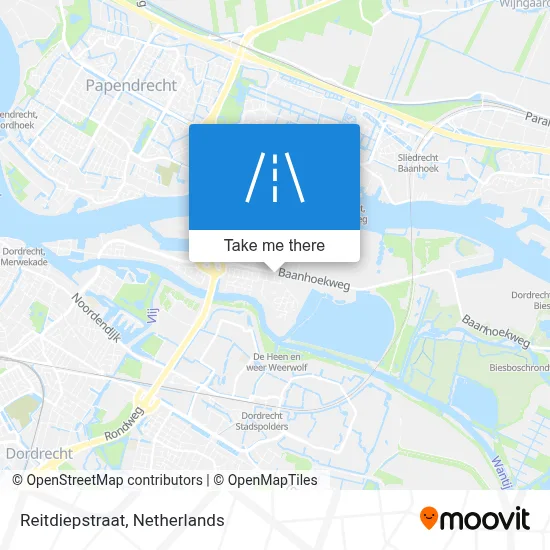 Reitdiepstraat map