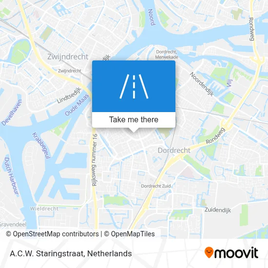 A.C.W. Staringstraat map