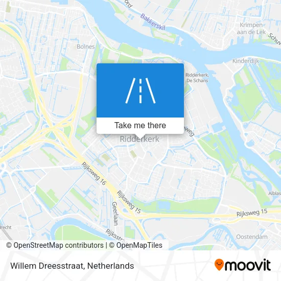 Willem Dreesstraat Karte