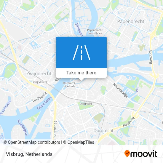 Visbrug map