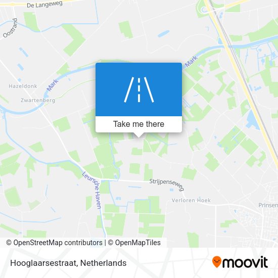 Hooglaarsestraat map