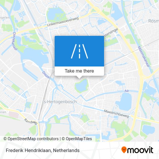 Frederik Hendriklaan map