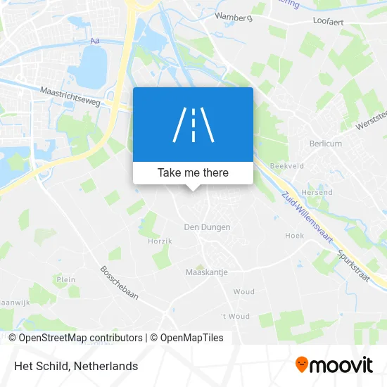 Het Schild map