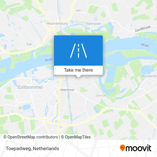 Toepadweg map