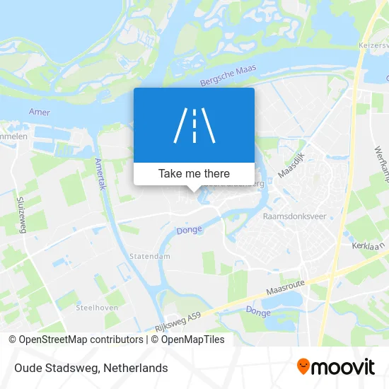 Oude Stadsweg map