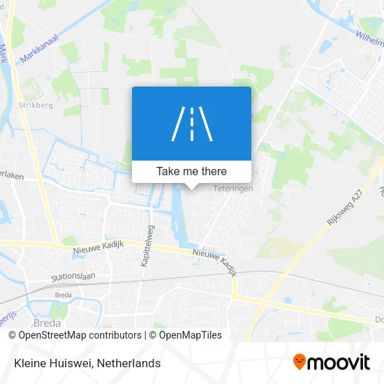 Kleine Huiswei map