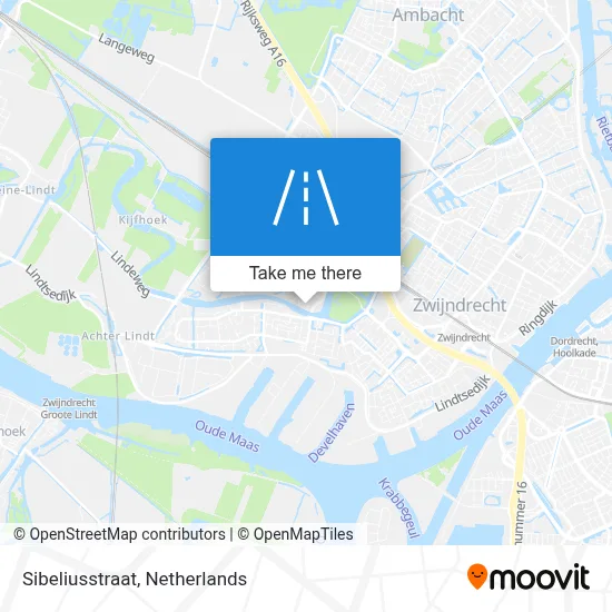 Sibeliusstraat map