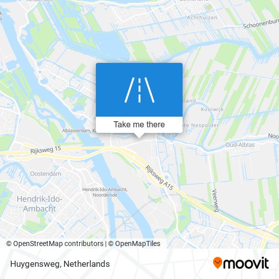 Huygensweg map