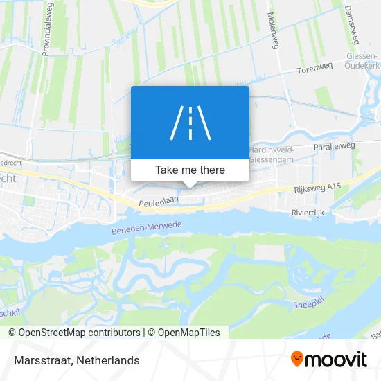 Marsstraat map