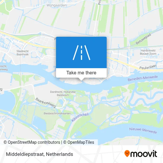 Middeldiepstraat map