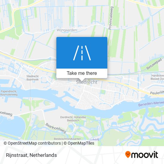 Rijnstraat map