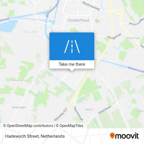 Hadewychstraat map
