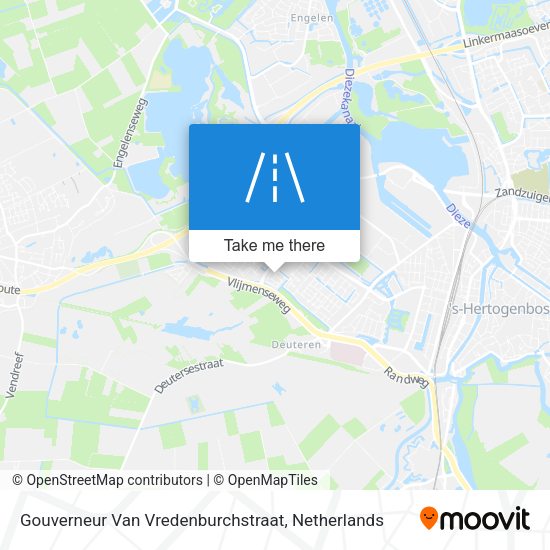 Gouverneur Van Vredenburchstraat map