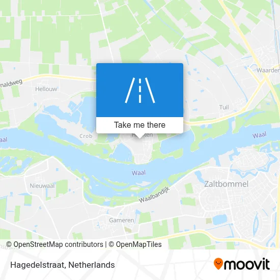 Hagedelstraat map