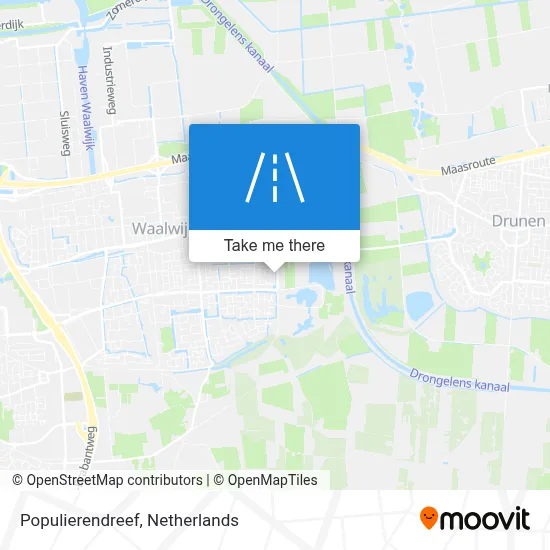 Populierendreef map