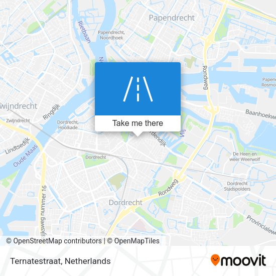 Ternatestraat map