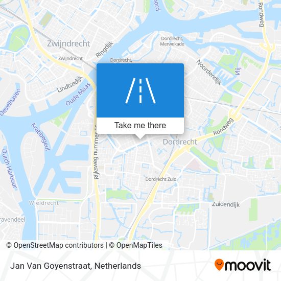 Jan Van Goyenstraat map