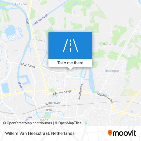 Willem Van Heesstraat map